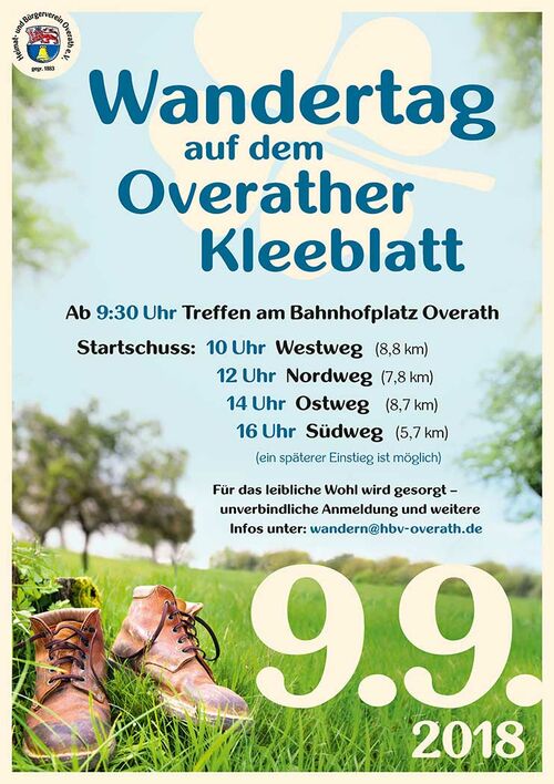 Plakat Wandertag 2018