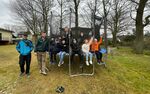 Der Heimat- und Bürgerverein Overath e. V. spendet ein großes Trampolin für ukrainische Kinder in Eulenthal.