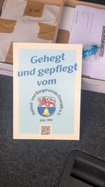 Schilder für Wildblütenwiesen