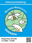 Plakat: Infoveranstaltung Netzwerk Artenvielfalt Overath